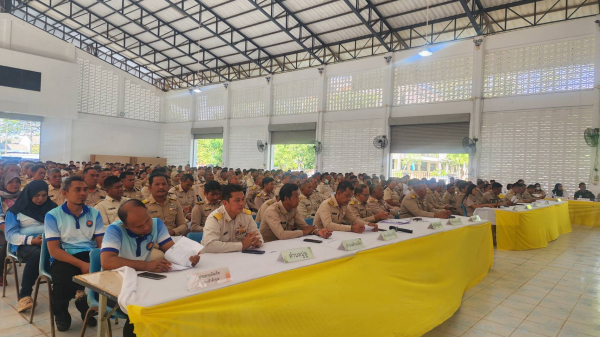 การประชุมประจำเดือน หัวหน้าส่วนราชการ กำนัน ผู้ใหญ่บ้าน ฯลฯ ครั้งที่ 7/2566