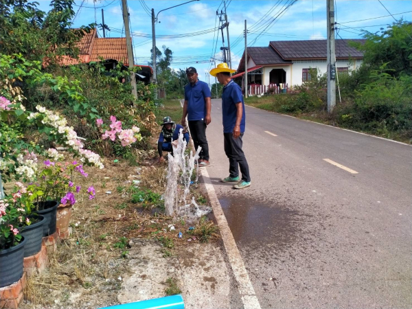 ลงพื้นที่ทดสอบระบบการจ่ายน้ำประปาหมู่บ้าน ณ สระน้ำ อบจ. พื้นที่เขต ทต.เจ๊ะบิลัง จังหวัดสตูล