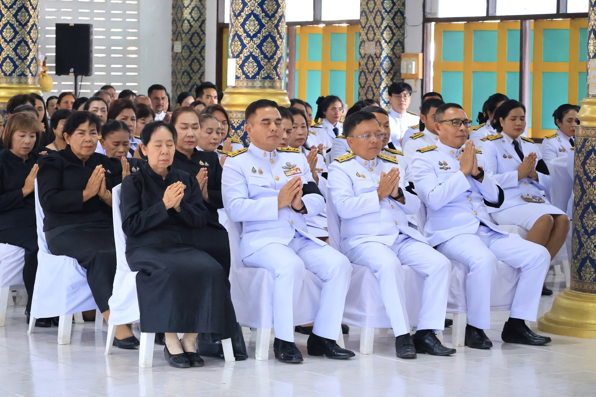เทศบาลตำบลเจ๊ะบิลัง #เข้าร่วมพิธีบำเพ็ญกุศลเพื่ออุทิศถวายพระราชกุศลแด่ สมเด็จพระเจ้าลูกเธอ เจ้าฟ้าพัชรกิติยาภา นเรนทิราเทพยวดี กรมหลวงราชสาริณีสิริพัชร มหาวัชรราชธิดา